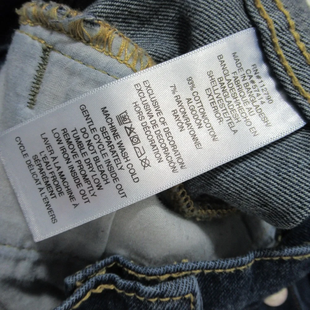 True Religion Jesse SN Trucker Denim Jacket Size Small